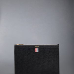 PEBBLE GRAIN SMALL DOCUMENT HOLDER