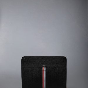 PEBBLE GRAIN ZIP AROUND FOLIO