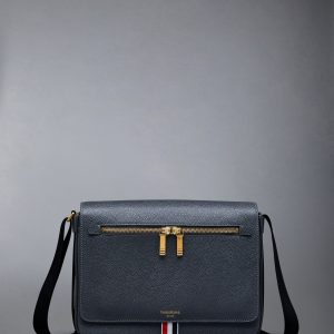 Pebble Grain Leather Reporter Bag