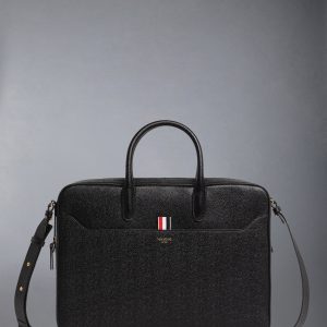 PEBBLE GRAIN SHOULDER STRAP BUSINESS BAG