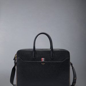 PEBBLE GRAIN DOUBLE COMPARTMENT BUSINESS BAG