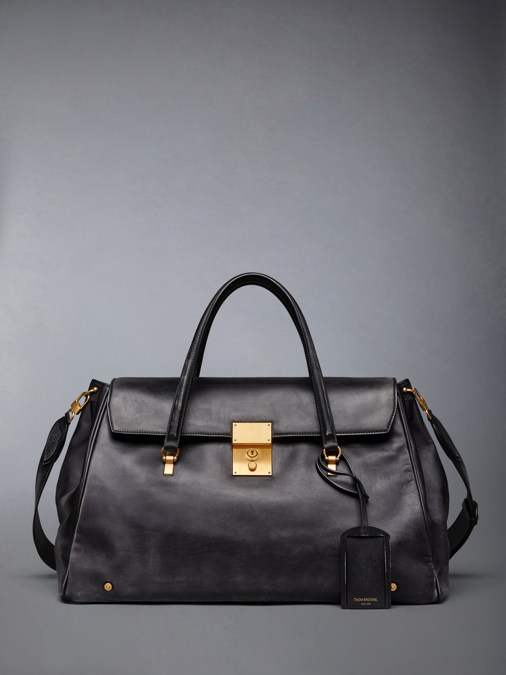 BOLTON WEEKENDER BAG IN DISTRESSED LEATHER