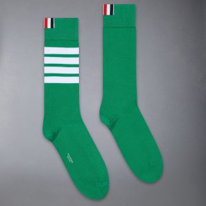 COTTON 4-BAR MID CALF SOCKS