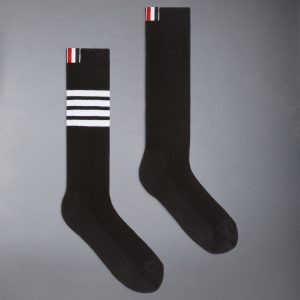 COTTON 4-BAR ATHLETIC MID CALF SOCKS
