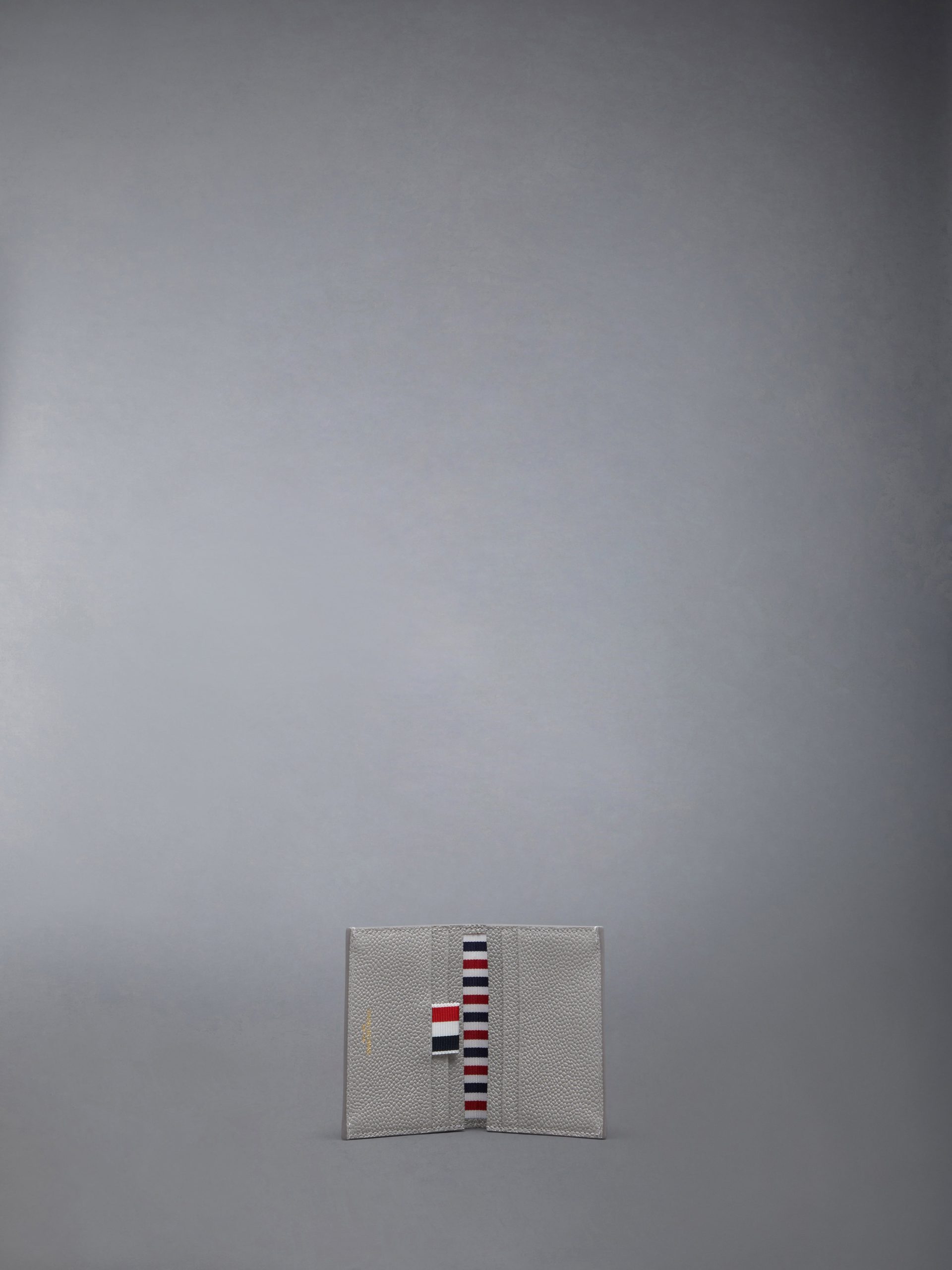 PEBBLE GRAIN LEATHER DOUBLE CARD HOLDER - Image 3