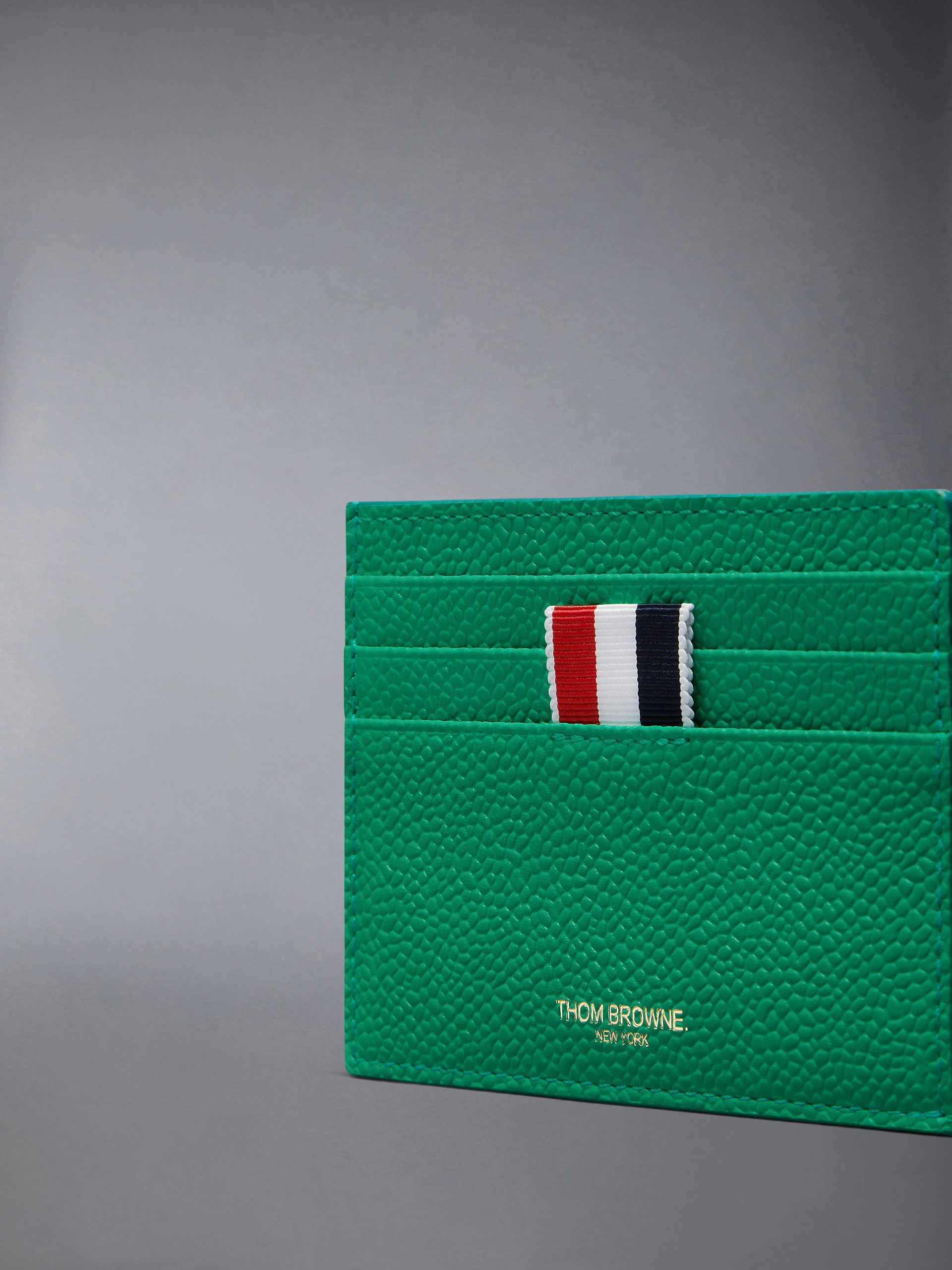 PEBBLE GRAIN NOTE COMPARTMENT CARD HOLDER - Image 4