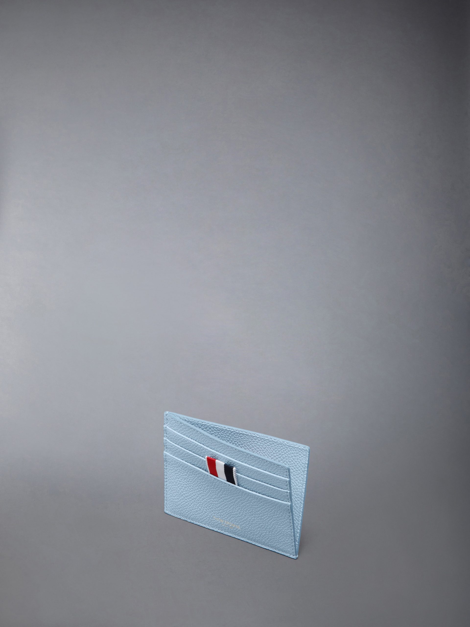 PEBBLE GRAIN NOTE COMPARTMENT CARD HOLDER - Image 3