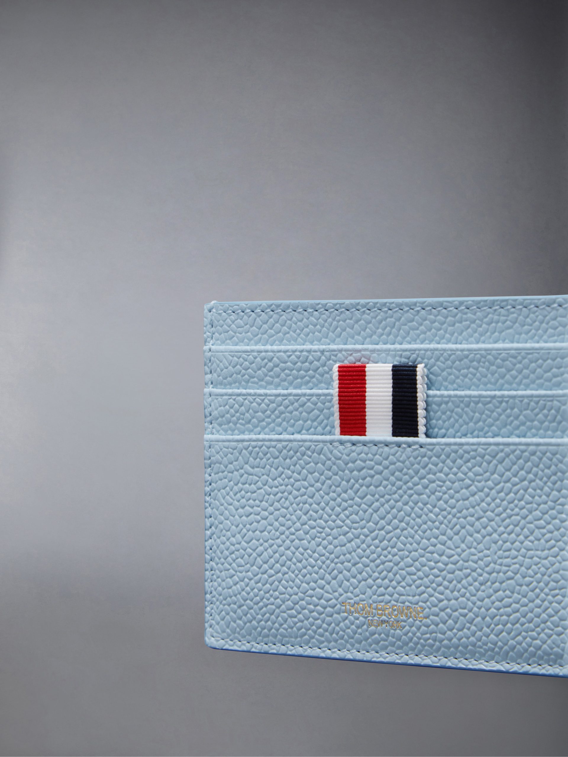 PEBBLE GRAIN NOTE COMPARTMENT CARD HOLDER - Image 4