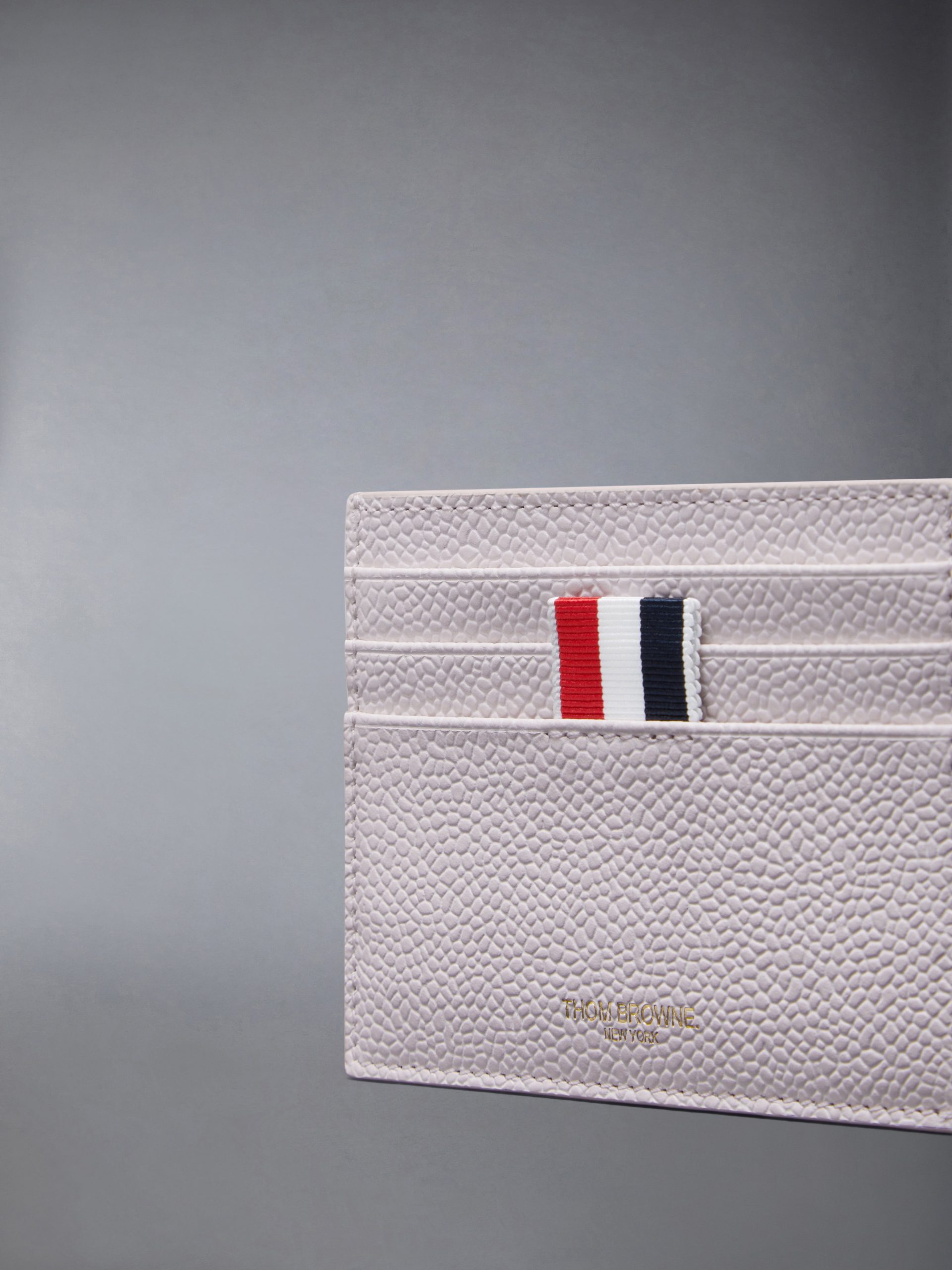 PEBBLE GRAIN NOTE COMPARTMENT CARD HOLDER - Image 4