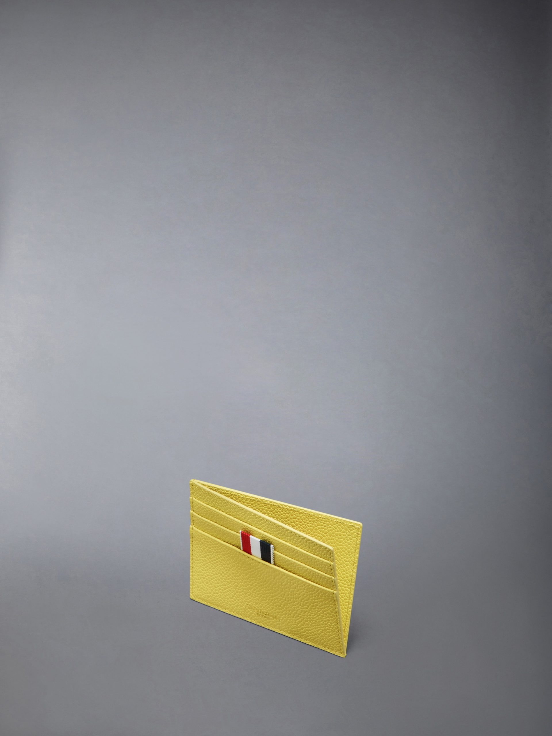 PEBBLE GRAIN NOTE COMPARTMENT CARD HOLDER - Image 3