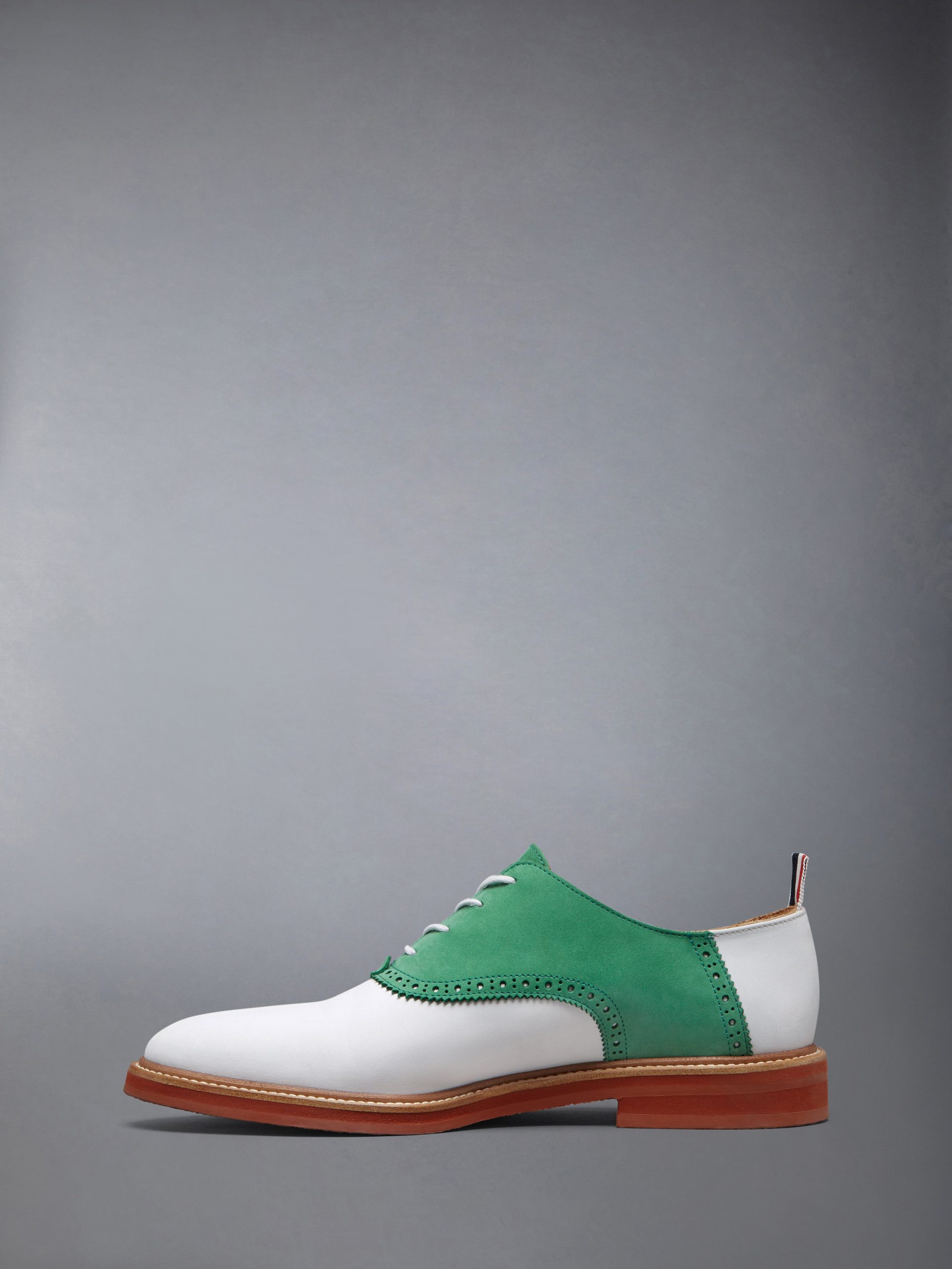 NUBUCK RUBBER SOLE SADDLE SHOE - Image 3