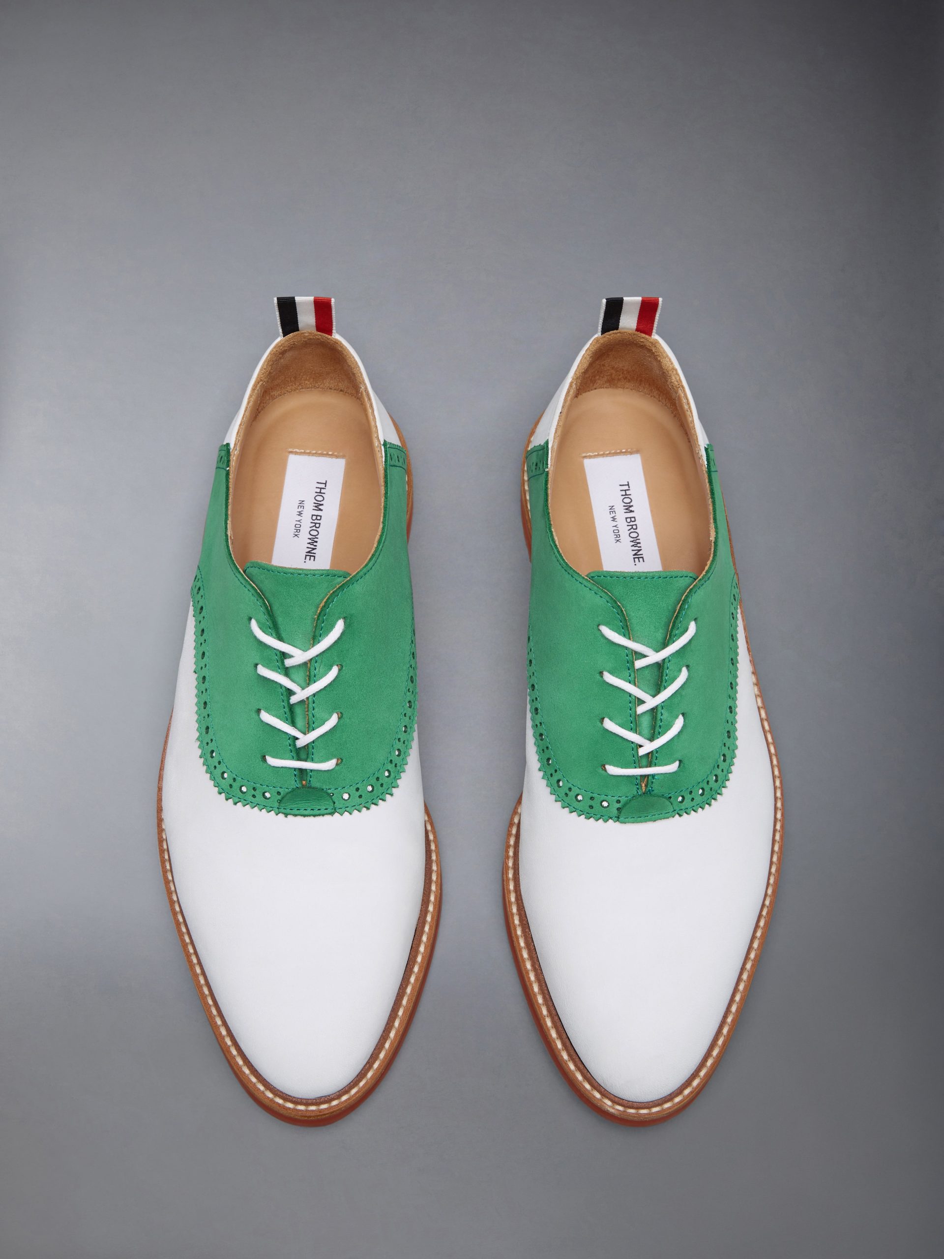 NUBUCK RUBBER SOLE SADDLE SHOE - Image 5