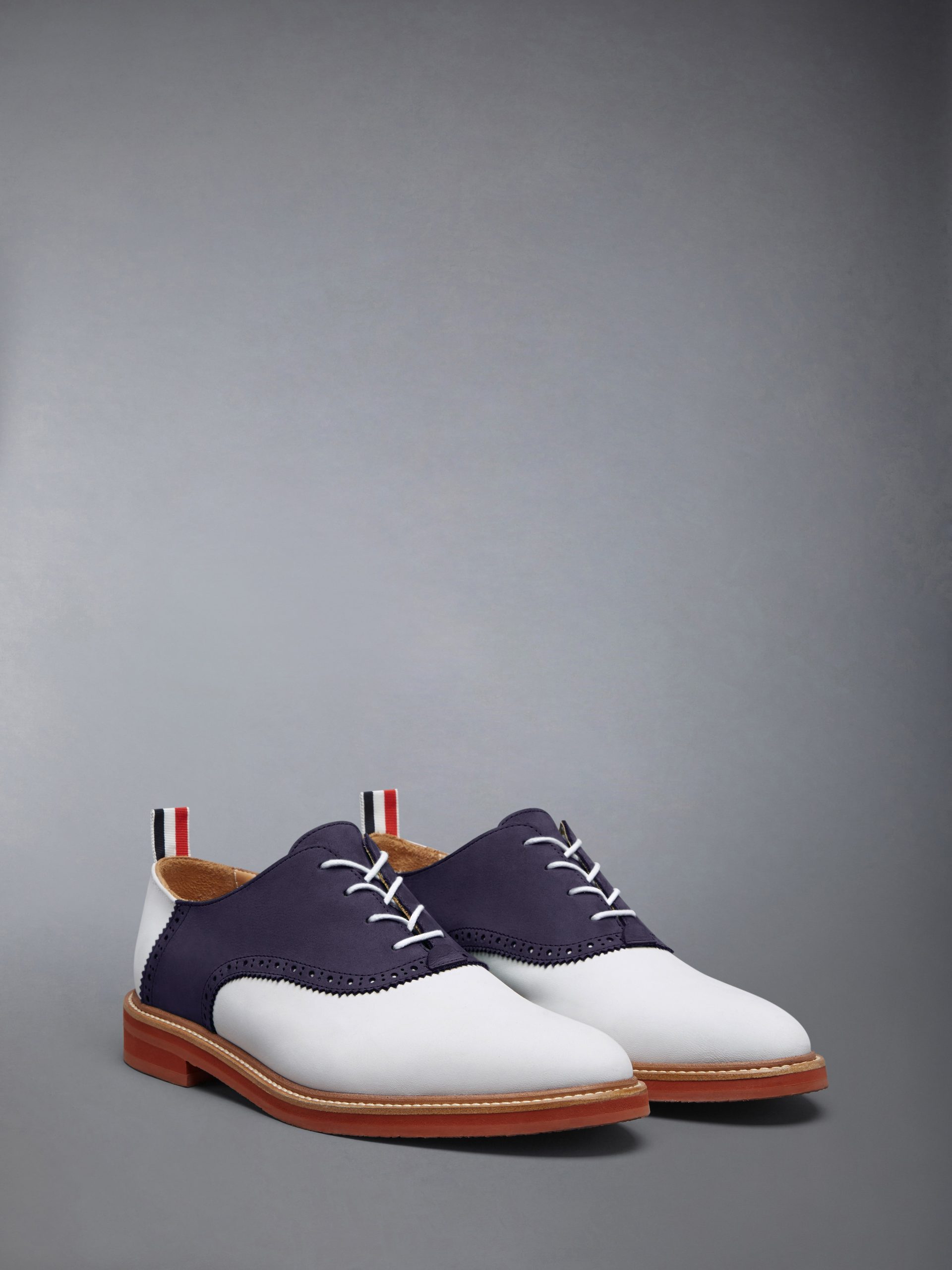 NUBUCK RUBBER SOLE SADDLE SHOE - Image 2