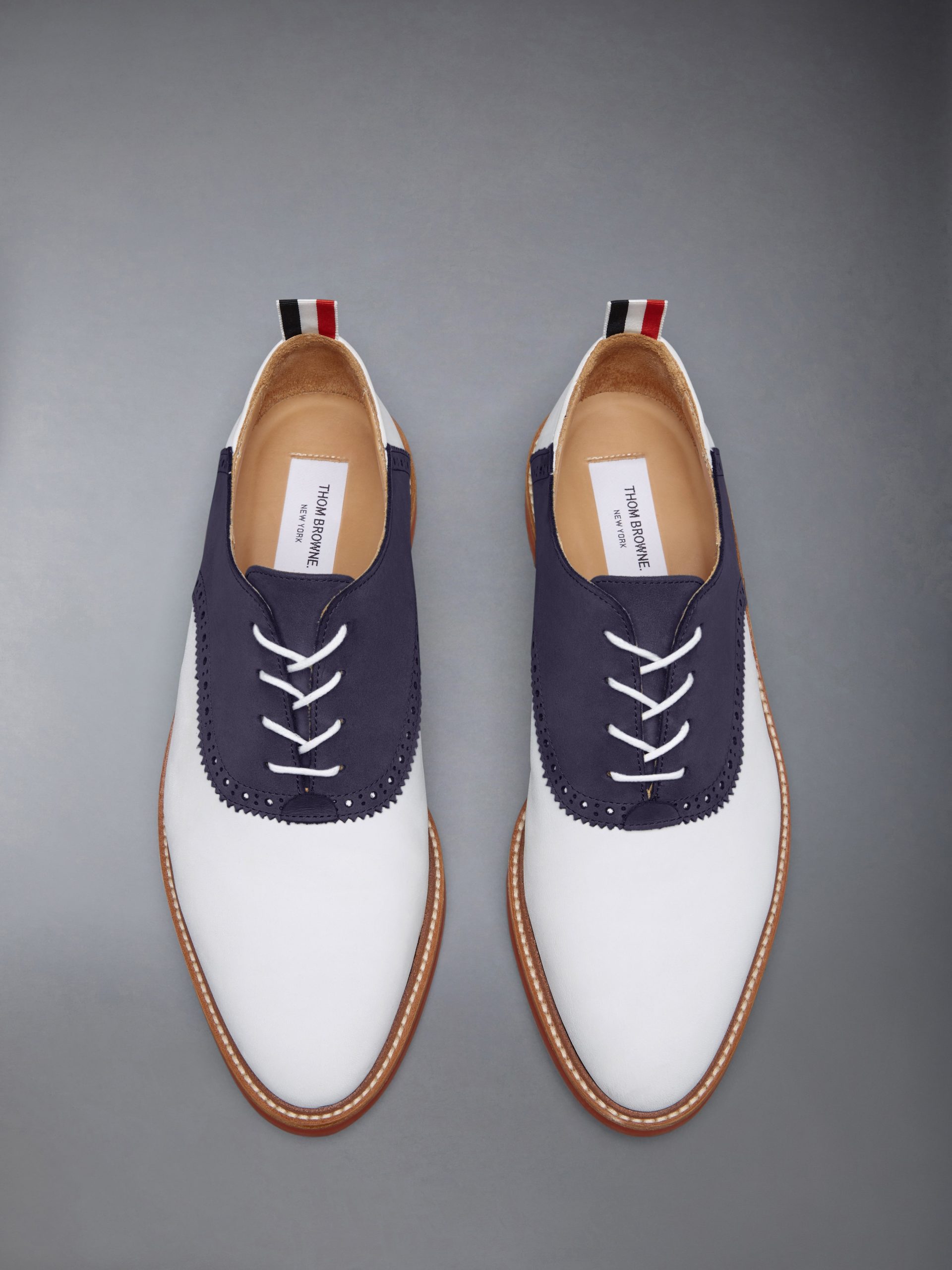 NUBUCK RUBBER SOLE SADDLE SHOE - Image 5