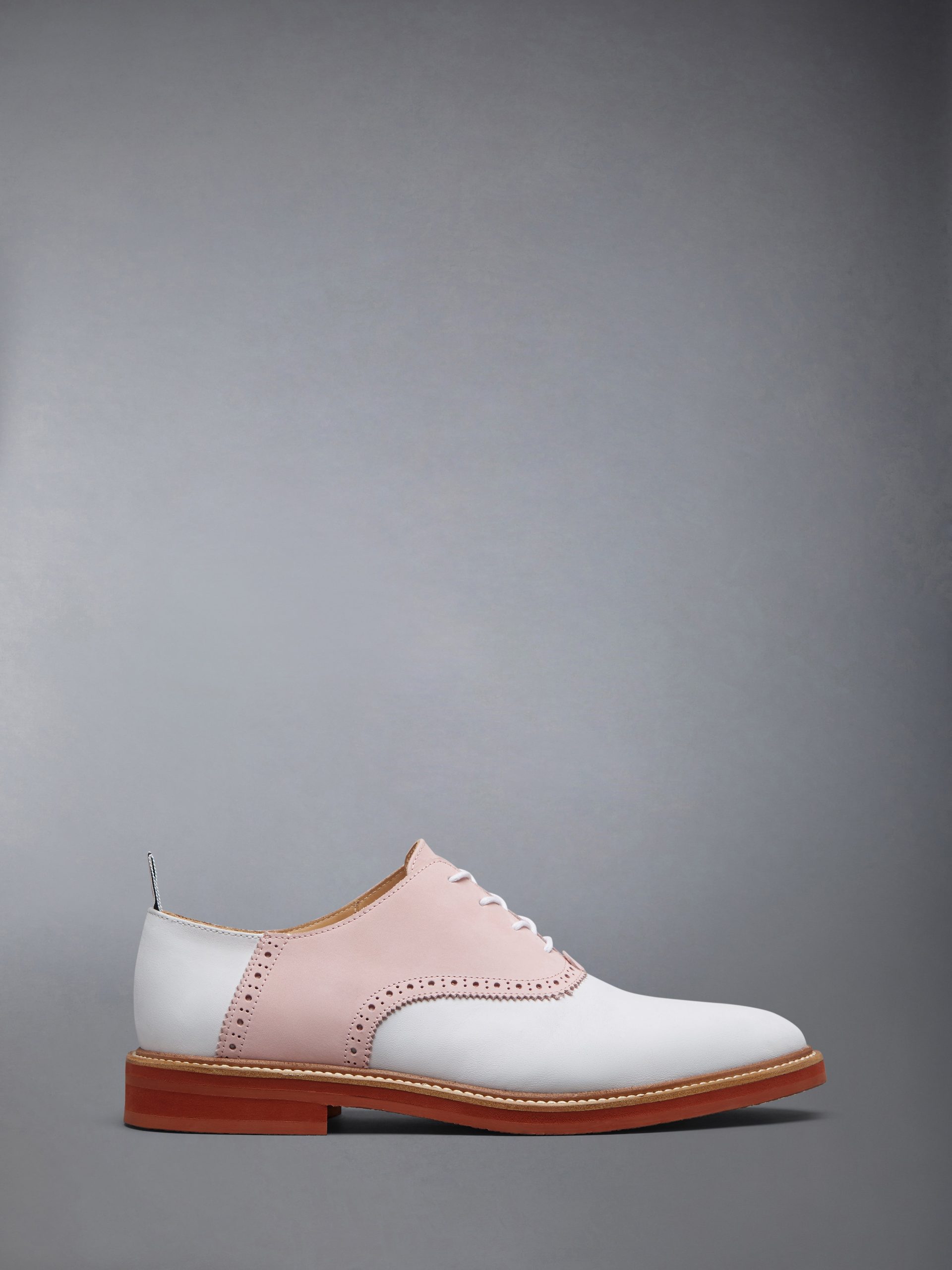 NUBUCK RUBBER SOLE SADDLE SHOE