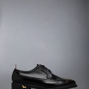 SPAZZOLATO LEATHER LONGWING BROGUE