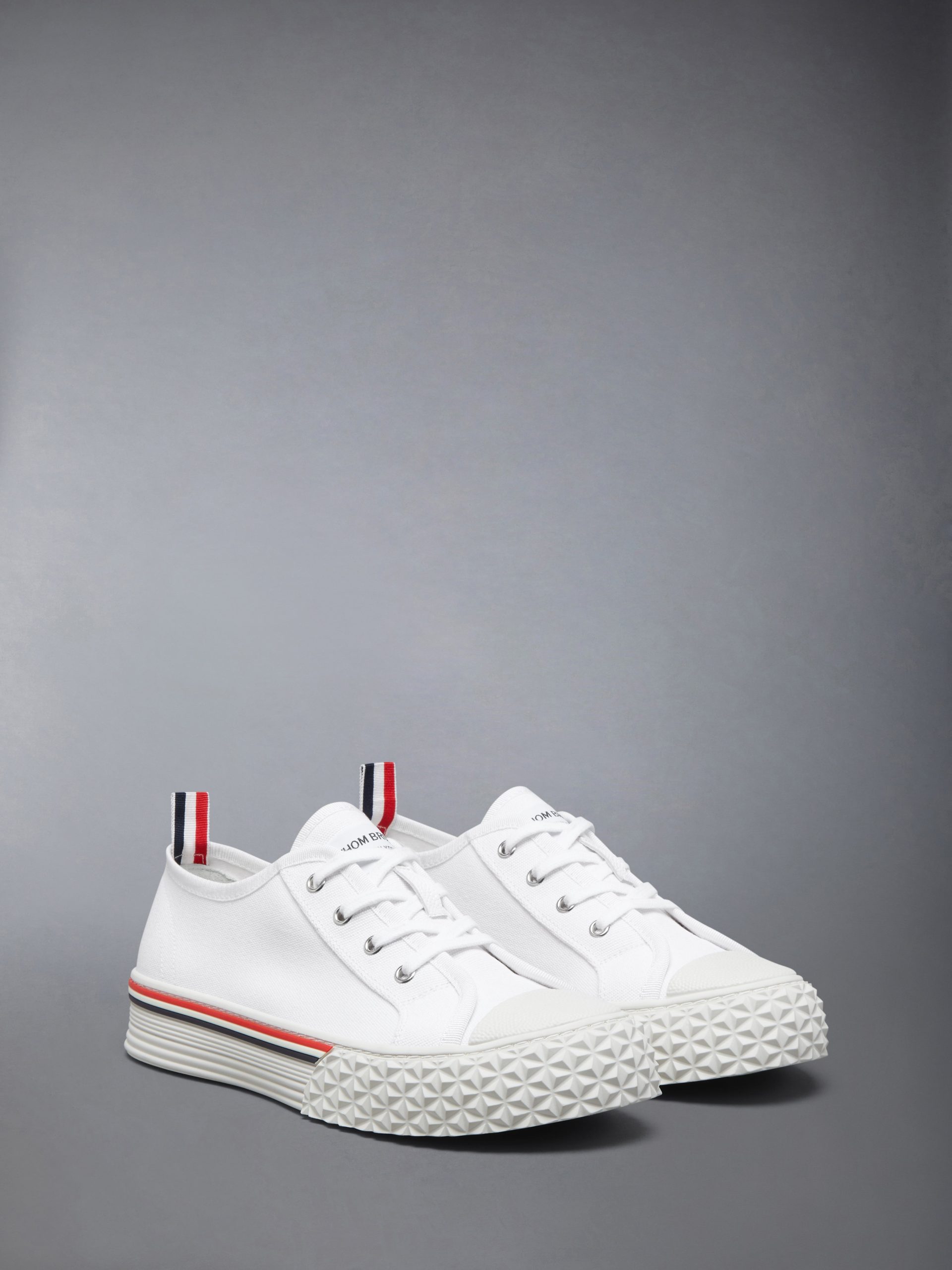 CANVAS TREAD SOLE COLLEGIATE SNEAKERS - Image 2