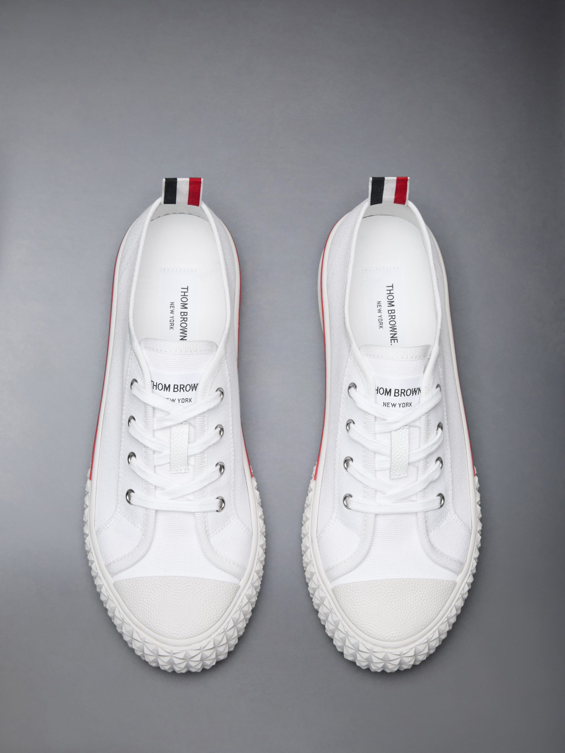 CANVAS TREAD SOLE COLLEGIATE SNEAKERS - Image 4
