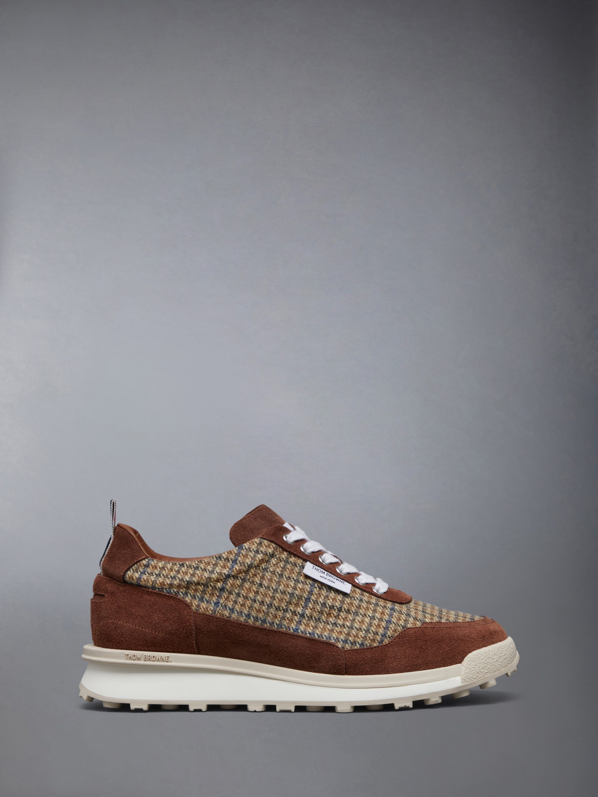 GUNCLUB CHECK CHEVIOT TWEED ALUMNI SNEAKERS