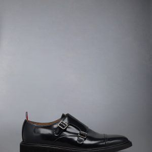 SOFT SPAZZOLATO OXFORD DOUBLE MONKSTRAP SHOE