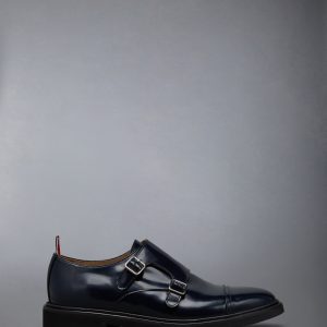 SOFT SPAZZOLATO OXFORD DOUBLE MONKSTRAP SHOE