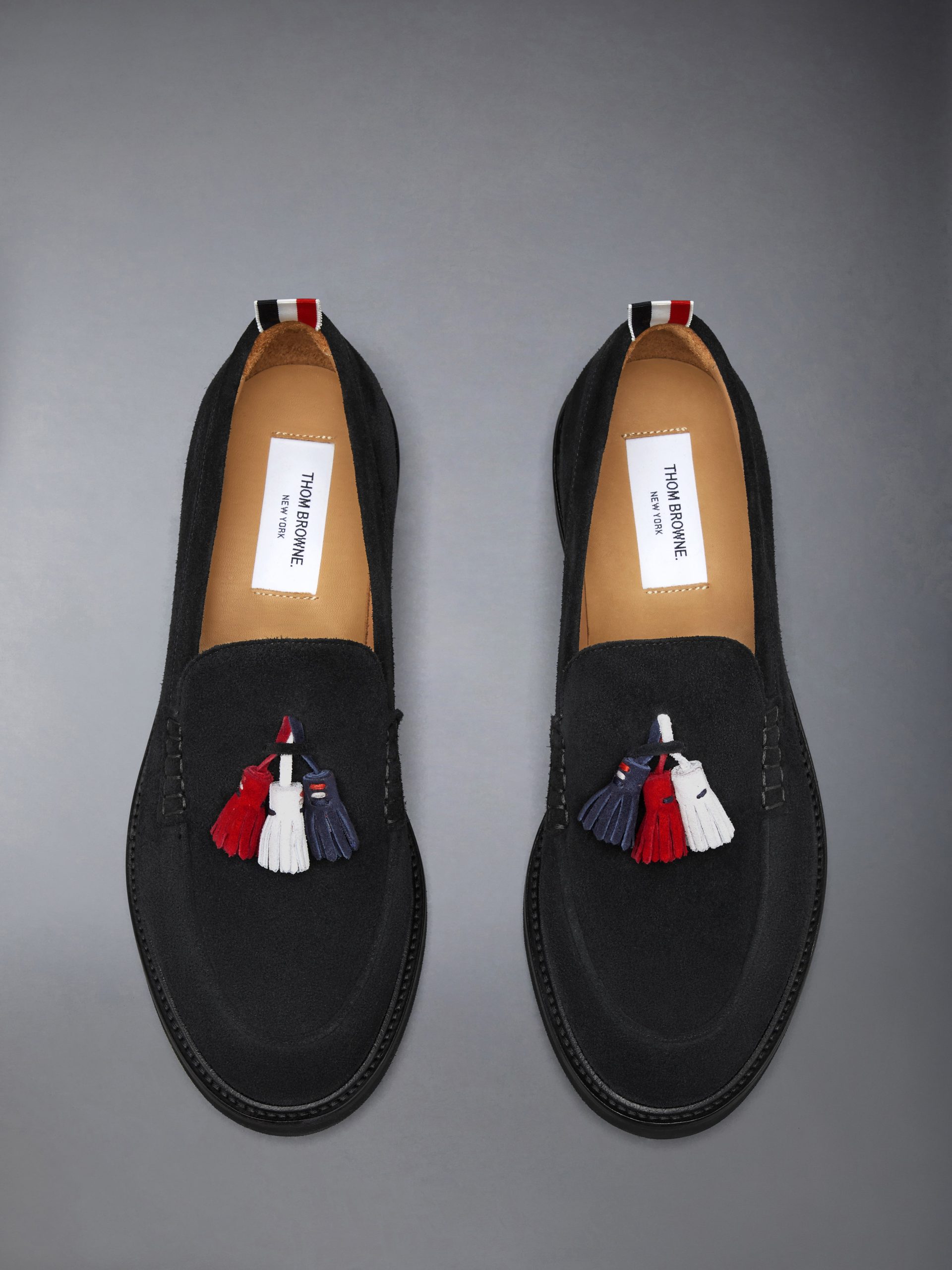 CALF SUEDE RWB TASSEL LOAFER - Image 5