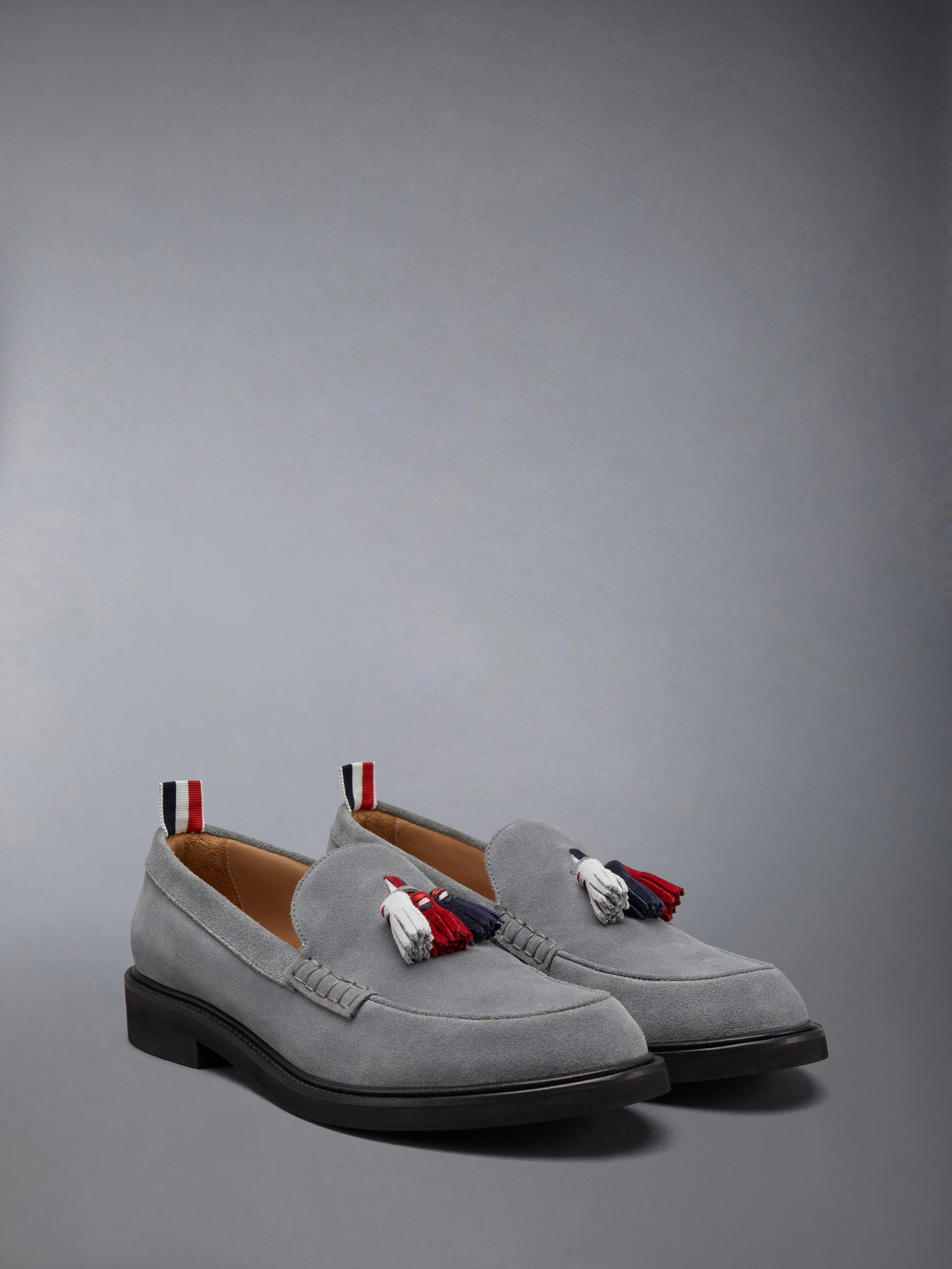 CALF SUEDE RWB TASSEL LOAFER - Image 2
