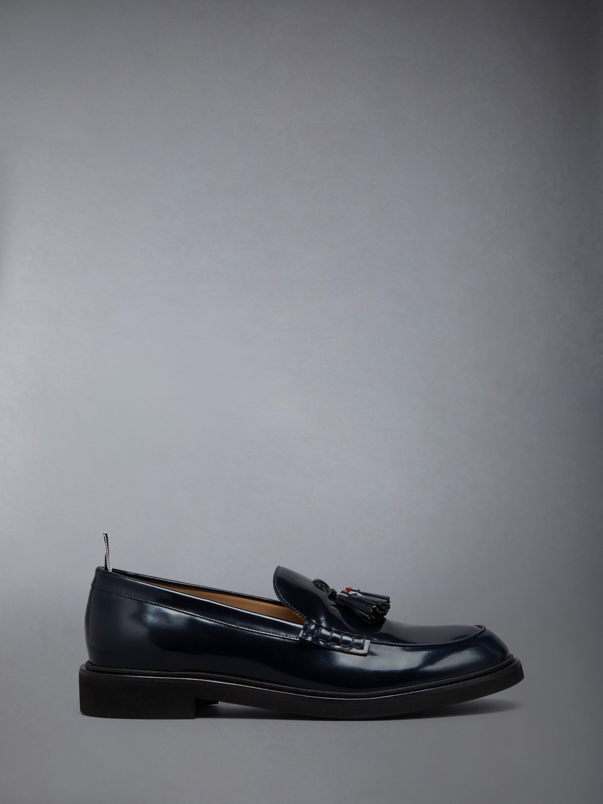 SPAZZOLATO LEATHER TASSLE LOAFER
