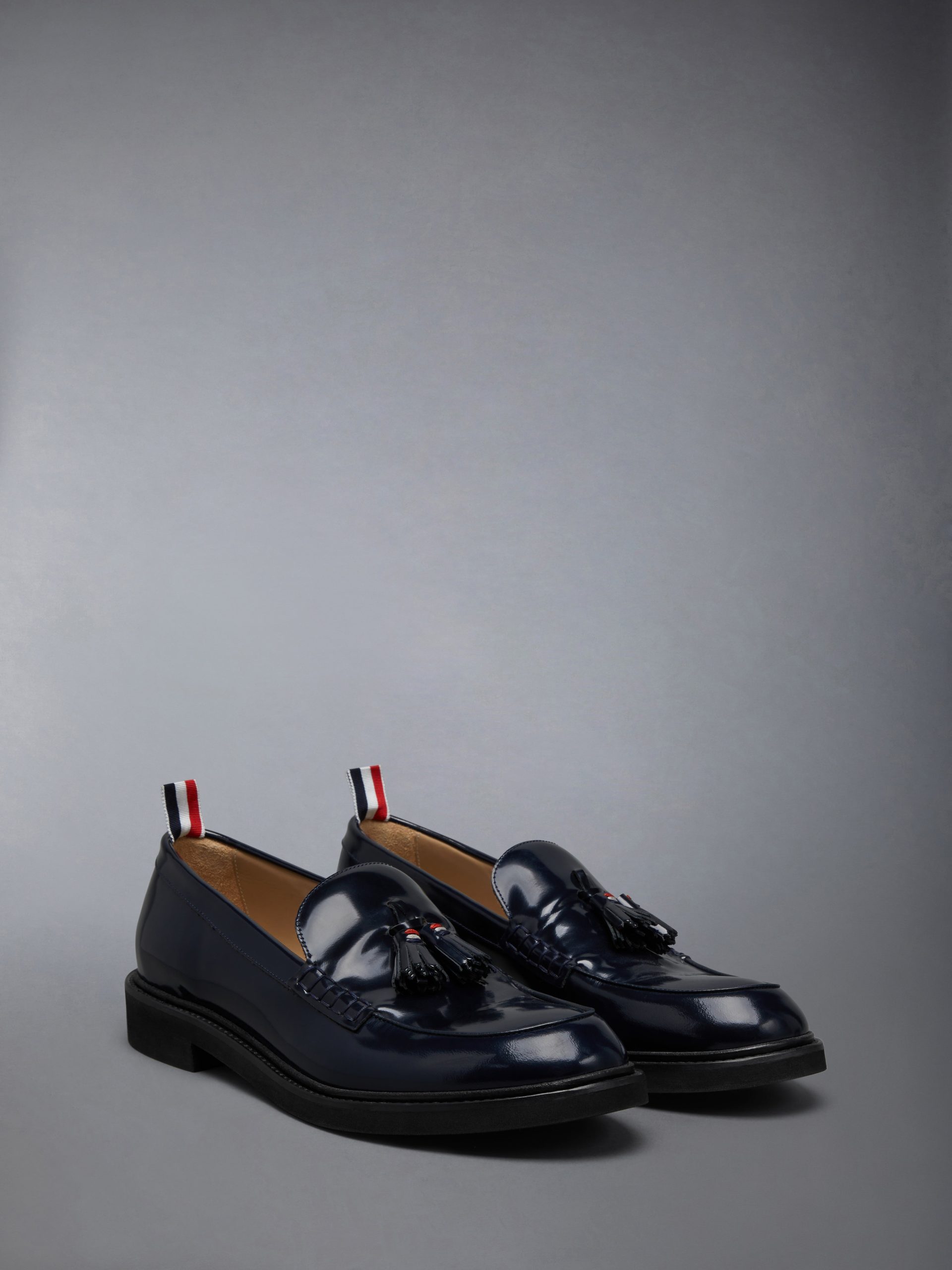 SPAZZOLATO LEATHER TASSLE LOAFER - Image 2