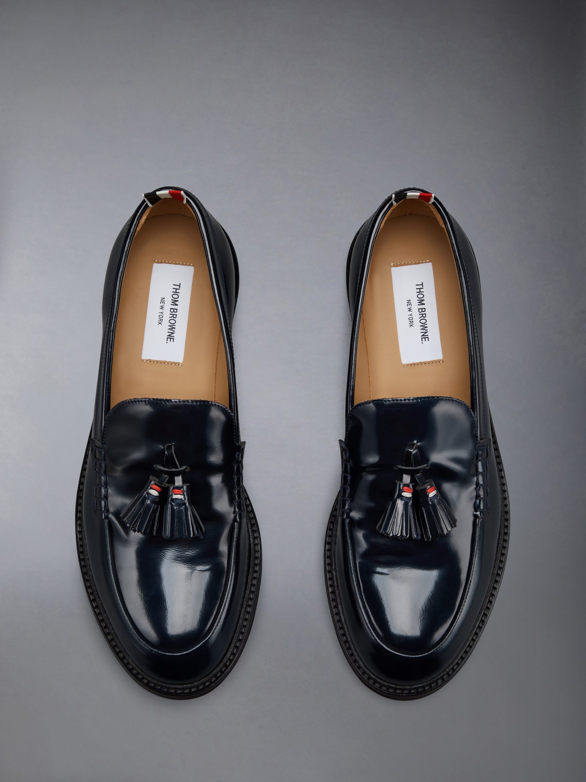 SPAZZOLATO LEATHER TASSLE LOAFER - Image 5