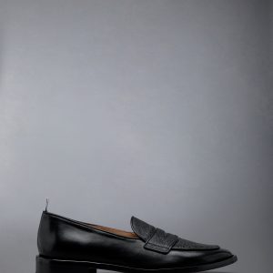 VITELLO LEATHER VARSITY PENNY LOAFER