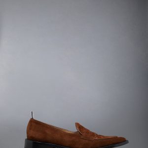 SUEDE VARSITY PENNY LOAFER