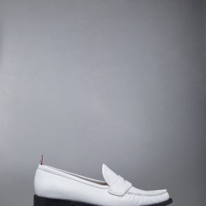 SPAZZOLATO PLEATED VARSITY LOAFER
