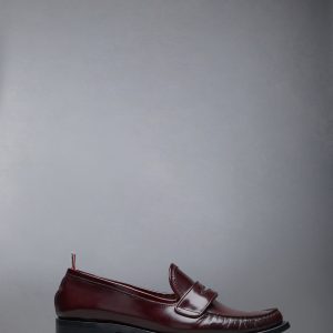 SPAZZOLATO PLEATED VARSITY LOAFER