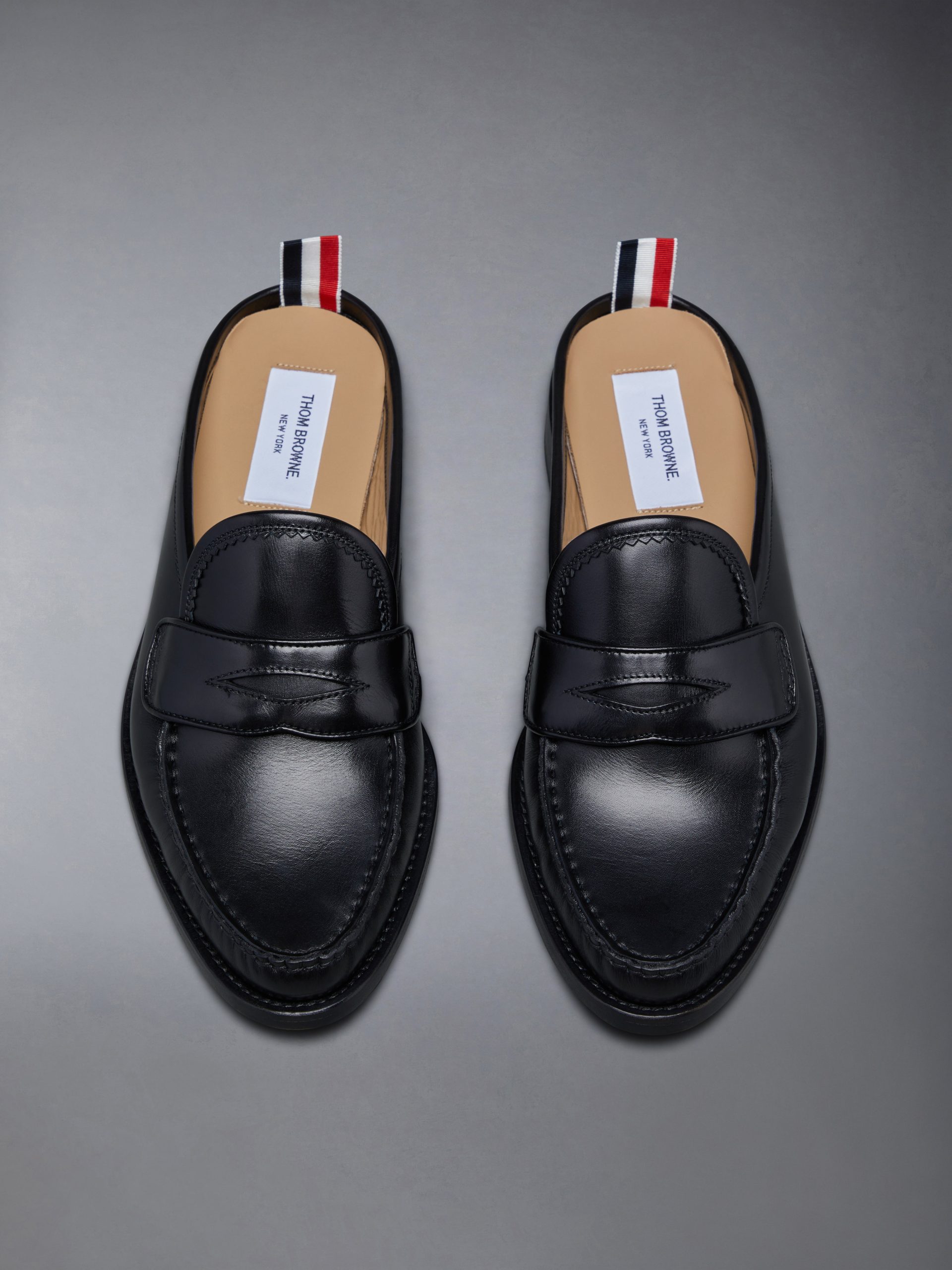 CALF FLEXIBLE LEATHER SOLE PLEATED PENNY LOAFER - Image 5