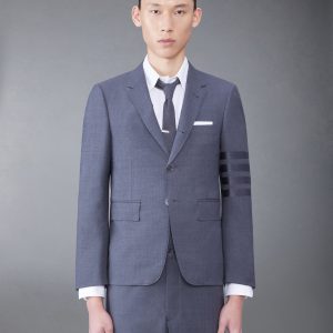 PLAIN WEAVE SUITING 4-BAR CLASSIC SPORT COAT
