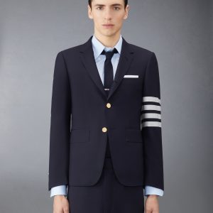 Plain Weave 4-Bar Classic Sport Coat