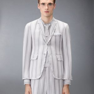 MADRAS COTTON REPP STRIPE SPORTCOAT