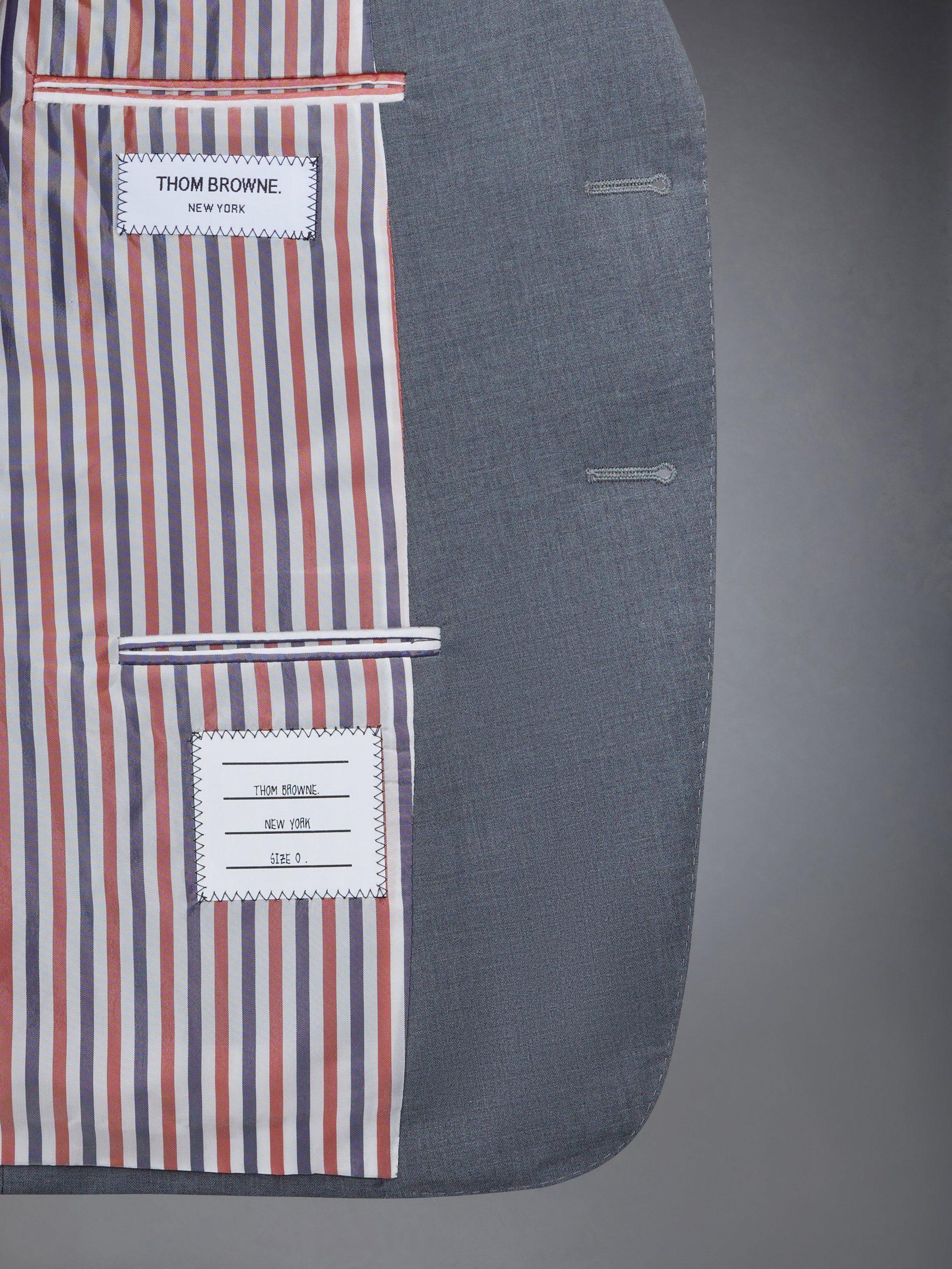 PLAIN WEAVE 4-BAR HIGH ARMHOLE SPORT COAT - Image 5