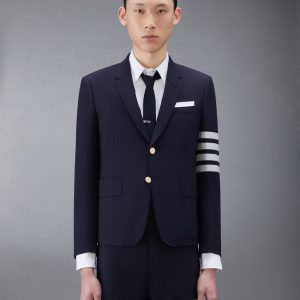 PLAIN WEAVE 4-BAR HIGH ARMHOLE SPORT COAT