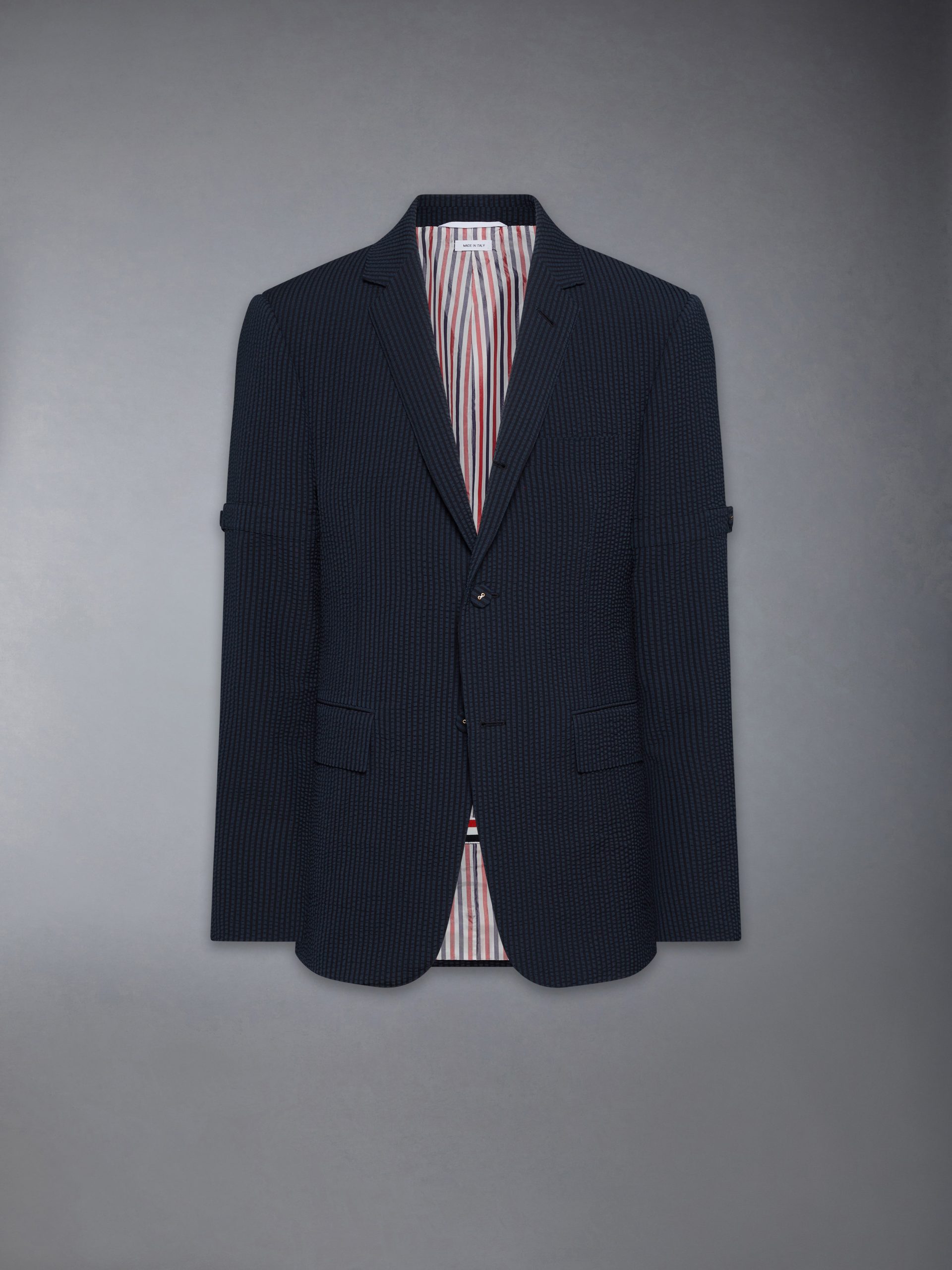 WOOL SEERSUCKER ARMBAND UNCONSTRUCTED SPORTCOAT - Image 6