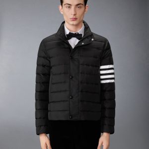 SHINY RIPSTOP LIGHTWEIGHT DOWN FILLED 4-BAR JACKET