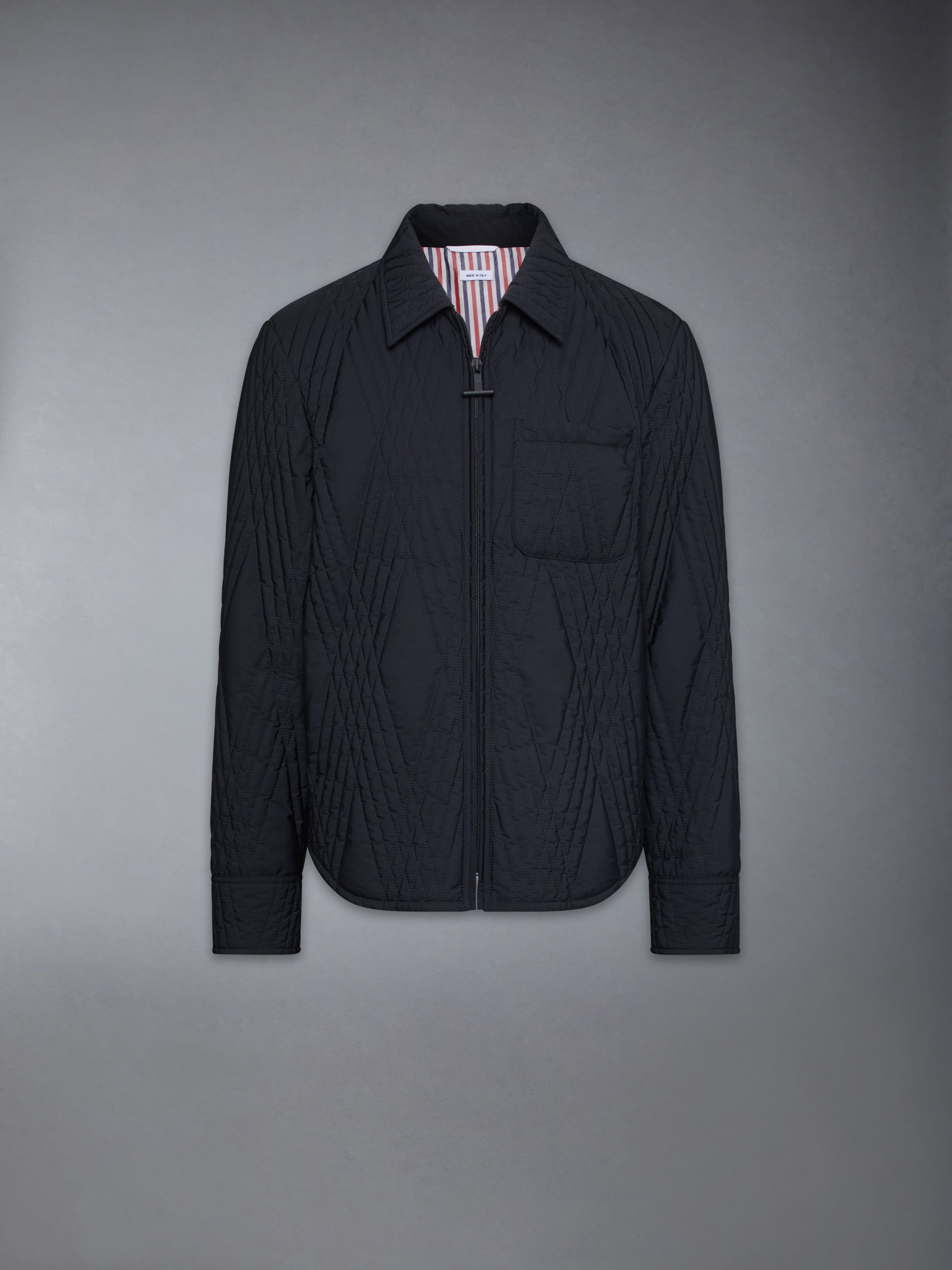 POLY TWILL ECO FILLED QUILTED OVERSIZE SHIRT - Image 6