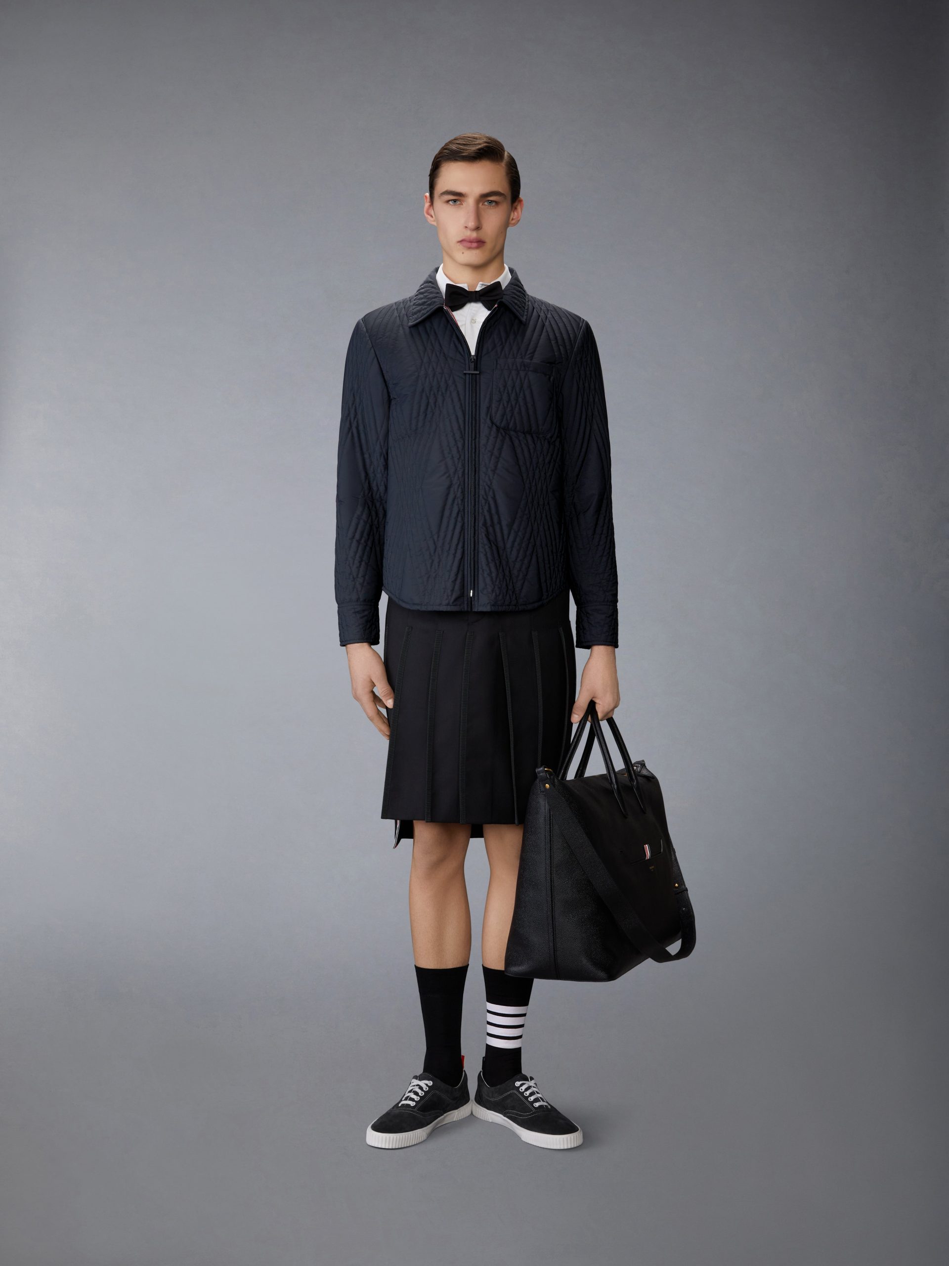 POLY TWILL ECO FILLED QUILTED OVERSIZE SHIRT - Image 3