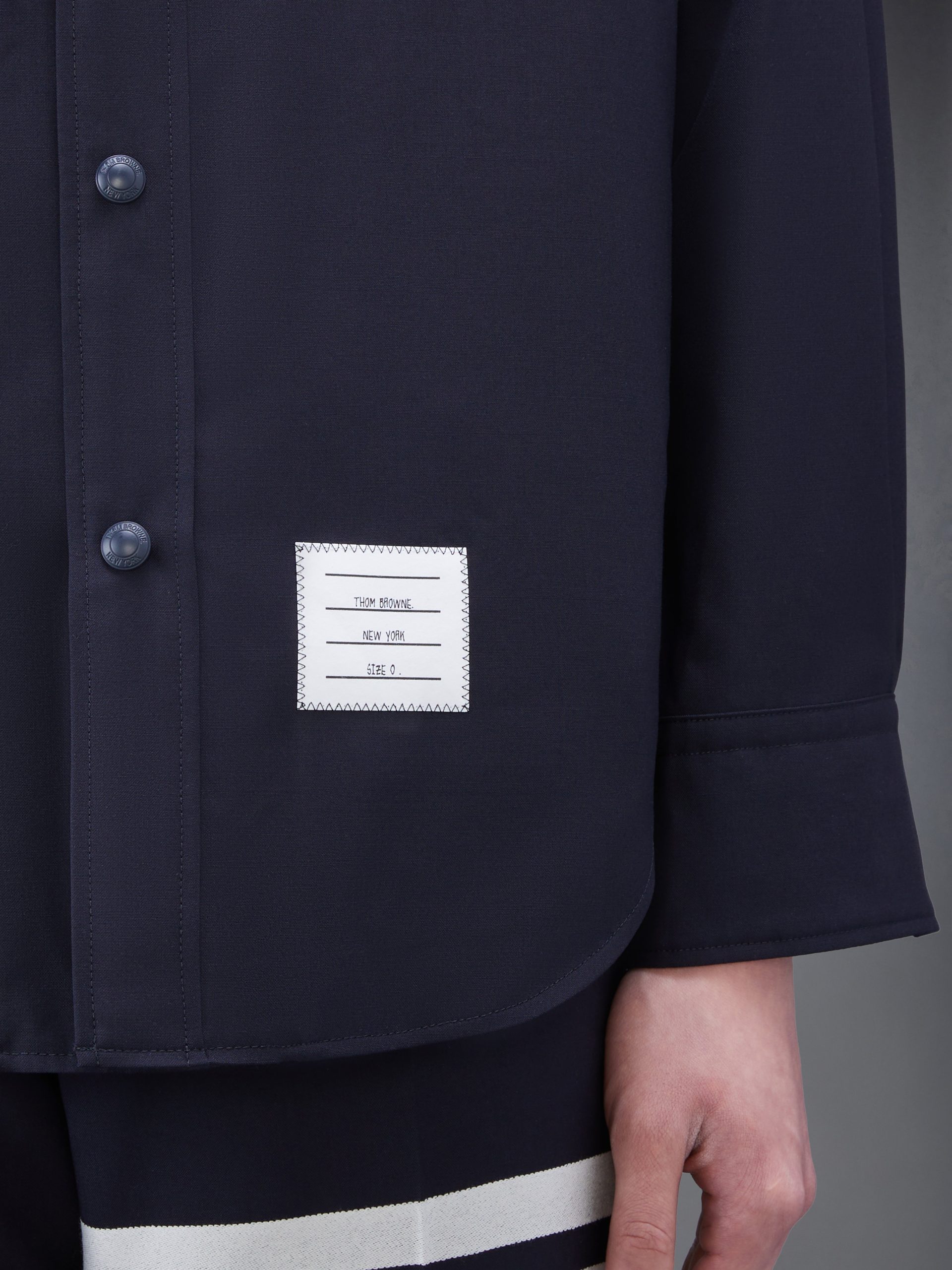 Plain Weave 4-Bar Shirt Jacket - Image 5