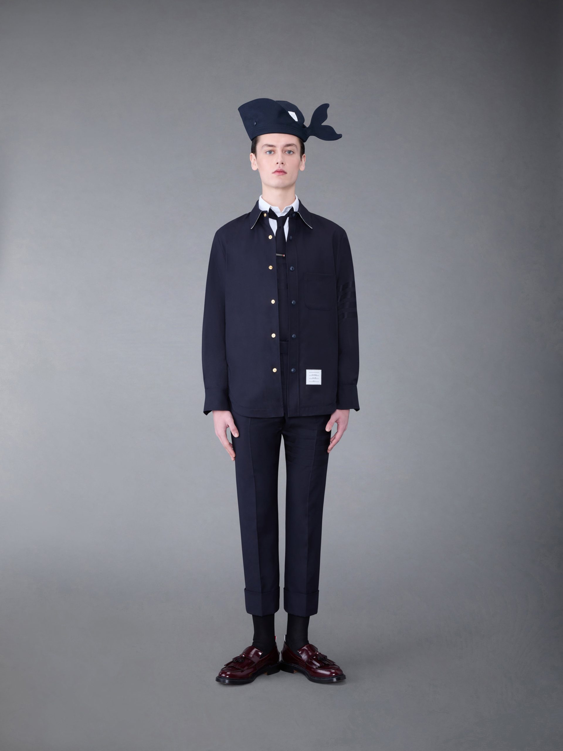 Plain Weave 4-Bar Shirt Jacket - Image 3