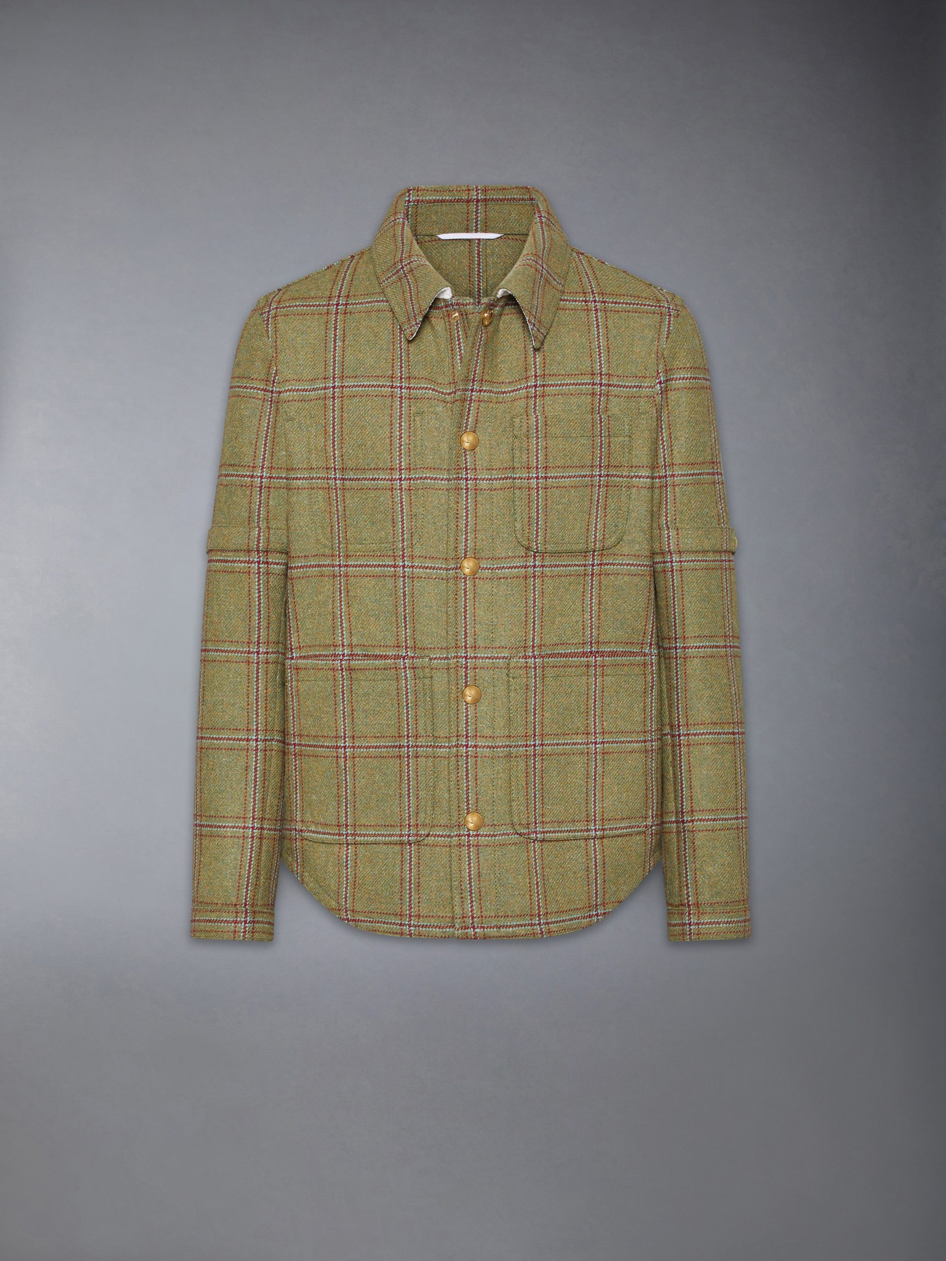 HUNTING TWEED ARMBAND UTILITY JACKET - Image 6