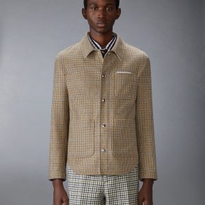 GUNCLUB CHECK CHEVIOT TWEED UTILITY JACKET