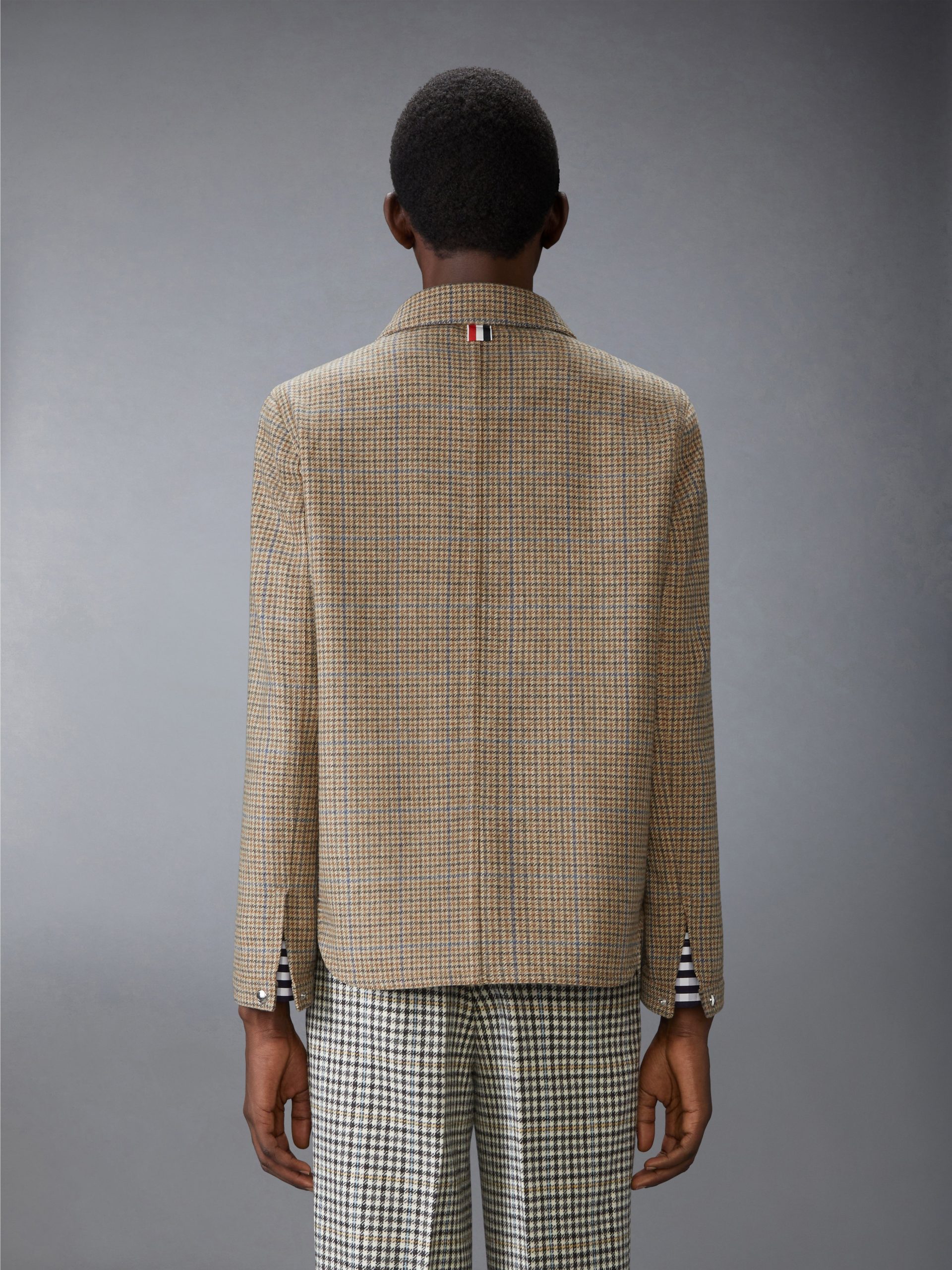 GUNCLUB CHECK CHEVIOT TWEED UTILITY JACKET - Image 2