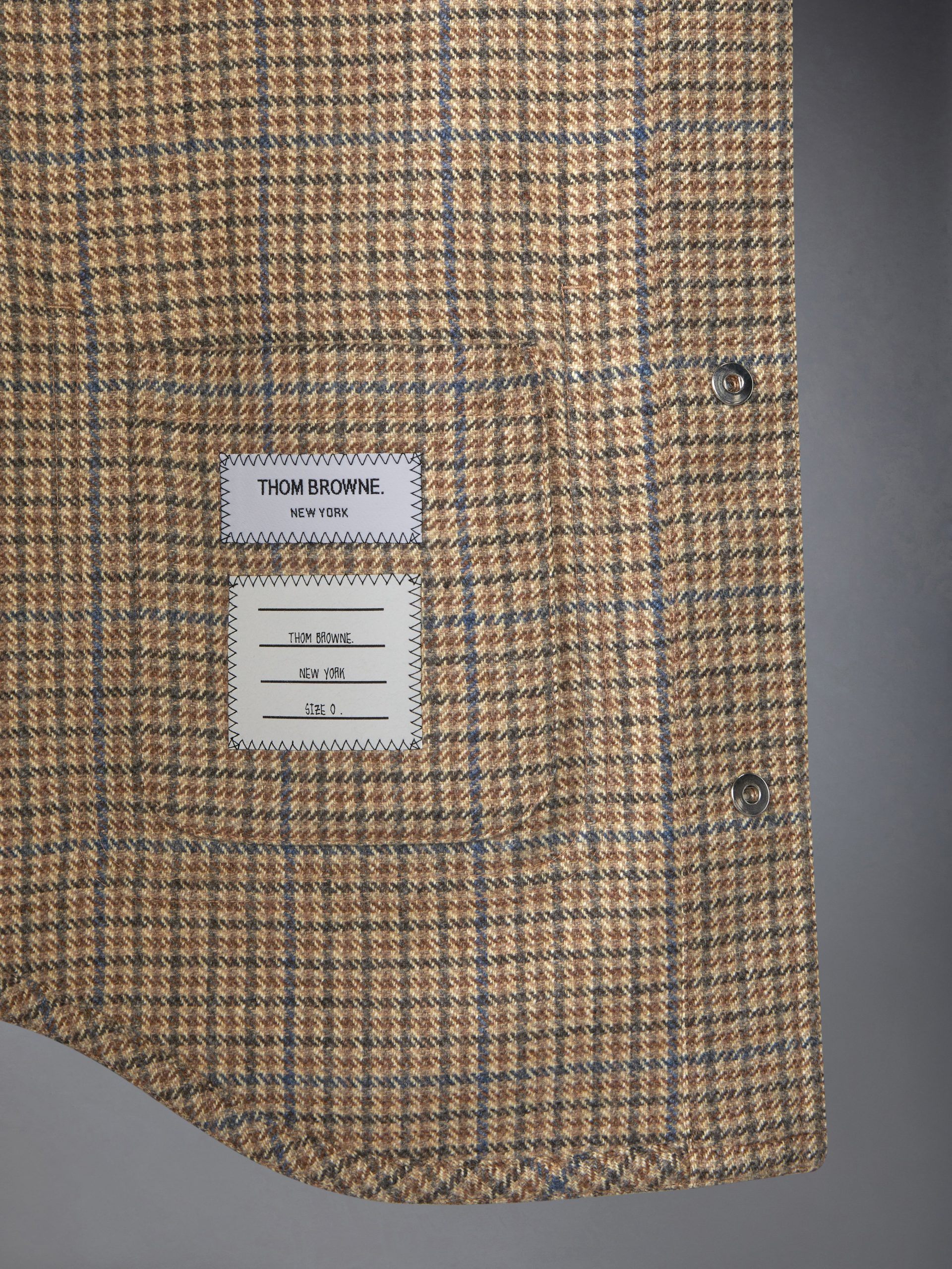 GUNCLUB CHECK CHEVIOT TWEED UTILITY JACKET - Image 4
